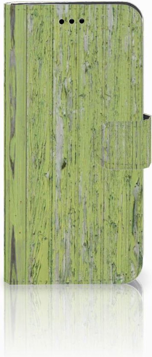 Huawei P10 Lite Book Style Case Green Wood