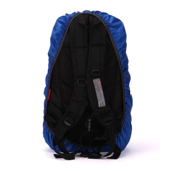 Blauwe 35 Liter Travelbag - Regenhoes - Rugzak Cover - Backpack Beschermhoes - Uniseks