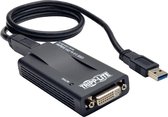 Tripp Lite U344-001-R tussenstuk voor kabels USB 3.0 DVI-I Zwart