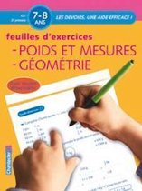 Les devoirs - Feuilles d'ex. Poids et mesures, géométrie (7-8 a.)