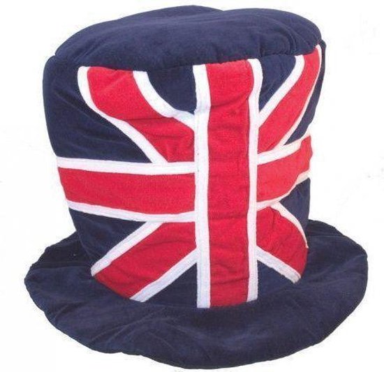 Normaal Afspraak Afkeer Mega hoge hoed Engeland Union Jack 59 cm | bol.com