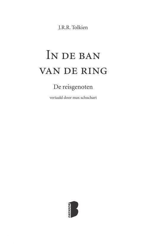 In de ban van de ring 1 - De reisgenoten