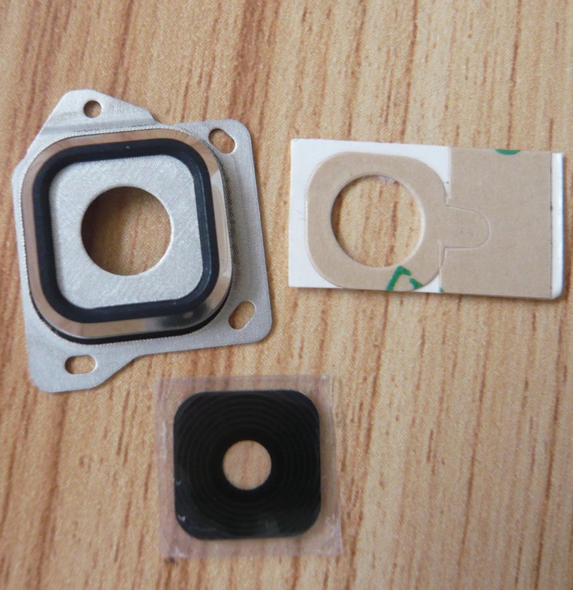 camera cover met lens - Goud geschikt voor de Samsung Galaxy A3 A3000F -