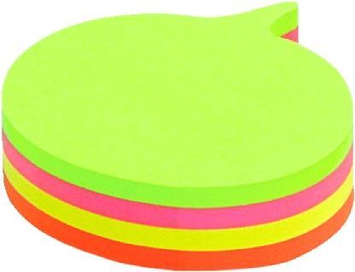 Info Notes shaped sticky notes 70x70mm tekstballon