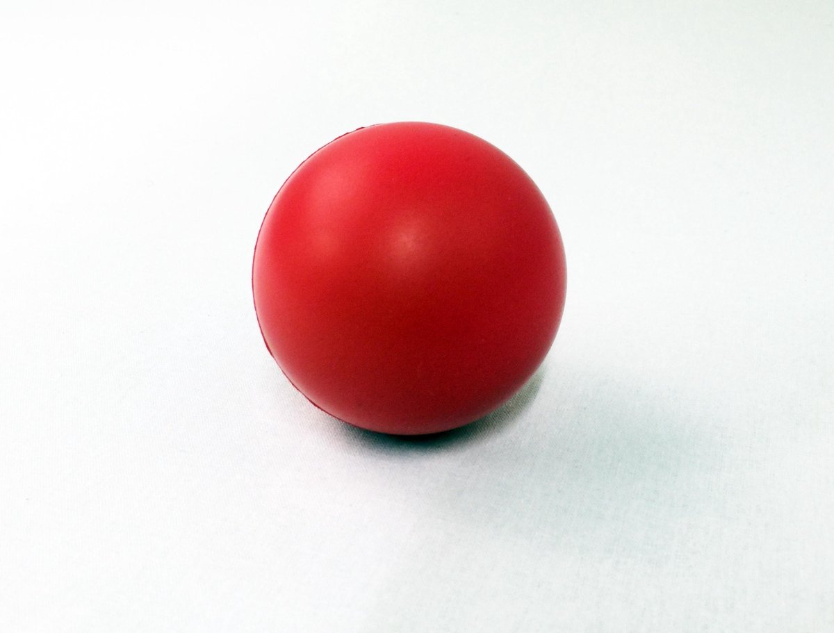 Anti Stressbal 6 cm om hand, pols of onderarm te versterken - Oranje/Rood — cadeau in Gadgets - foto 3
