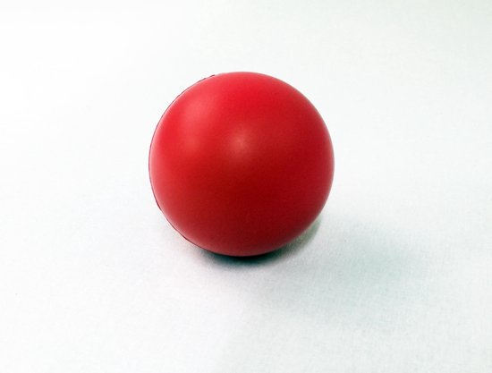 Anti Stressbal 6 cm om hand, pols of onderarm te versterken - Oranje, Rood - Banzaa