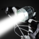 Lampe de vélo à LED super brillante Argent