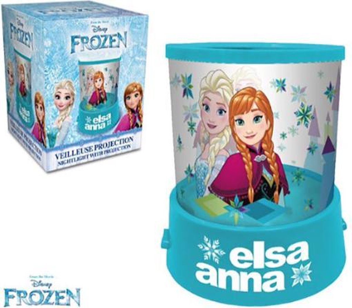 Frozen Elsa/Anna projector lamp - 12 cm | bol.com