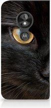 Motorola Moto E5 Play Uniek Standcase Hoesje Zwarte Kat