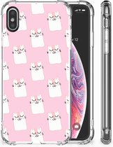 Backcase Geschikt voor iPhoneXs | X/10 Sleeping Cats