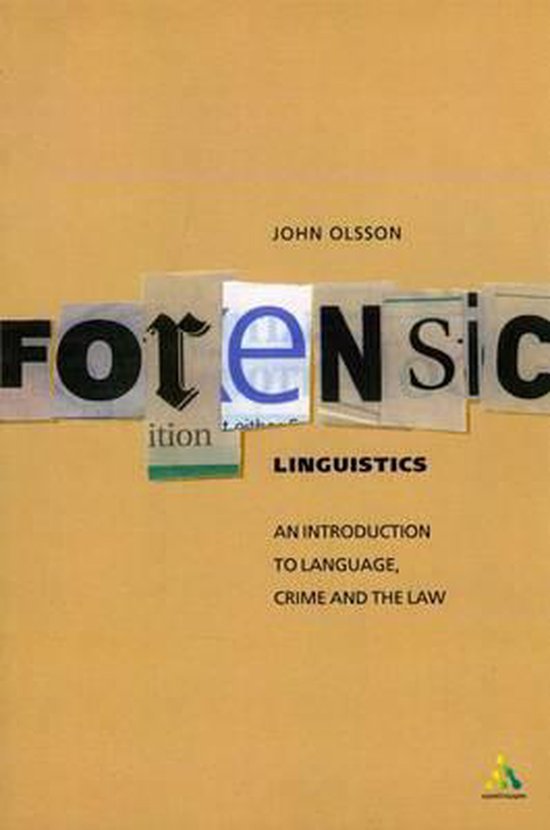 Forensic Linguistics - cover