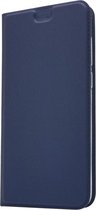 Shop4 - Nokia 5.1 Plus Hoesje - Book Case Business Donker Blauw