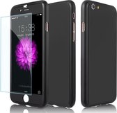 Pavoscreen 360 Graden Protection Case met glazen screenprotector iPhone 6/6S Zwart