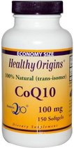 CoQ10 100 mg (150 gelcapsules) - Healthy Origins