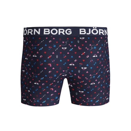 Bjorn Borg - Heren - 2-Pack Valentine Boxershorts - Blauw - M | bol.com