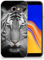 Geschikt voor Samsung Galaxy J4 Plus (2018) TPU Siliconen Hoesje Tijger