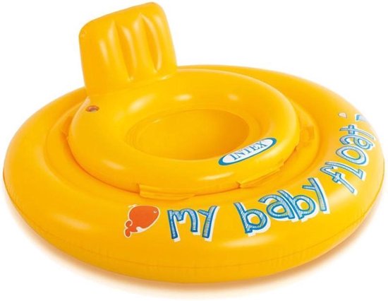 Basket de bain gonflable jaune Intex pour bébé - 6 à 12 mois