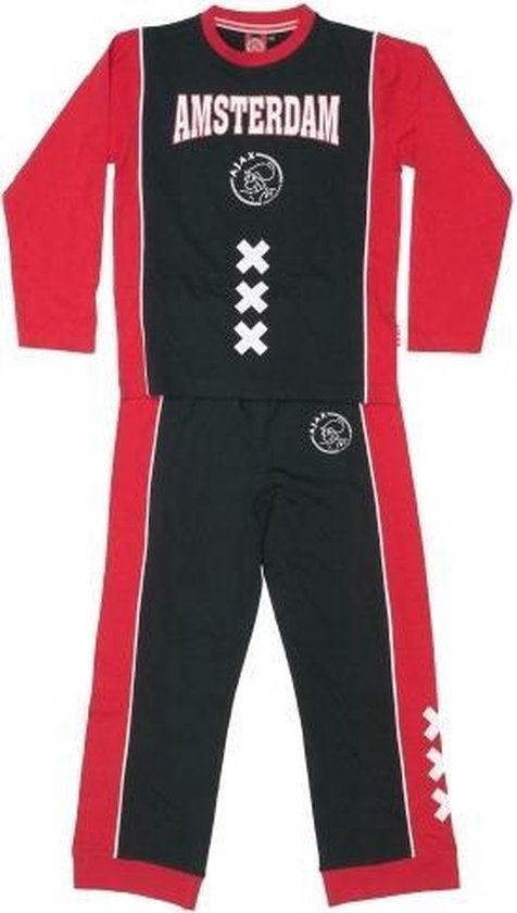 Ajax Pyjama rood zwart amsterdam maat 92 | bol.com