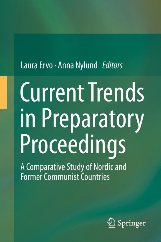 Current Trends in Preparatory Proceedings - cover