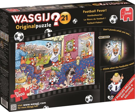 Portugees rundvlees optellen Wasgij Original 21 Voetbalkoorts! puzzel - 2 x 1000 stukjes | bol.com