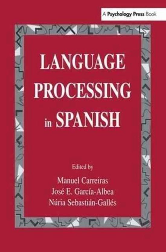 Language Processing in Spanish 9781138974302 Boeken
