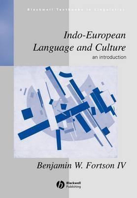 Indo-European Language And Culture - cover