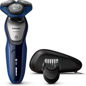 Philips AquaTouch S5600/41 scheerapparaat Roterend scheerapparaat Trimmer Zwart, Blauw, Zilver