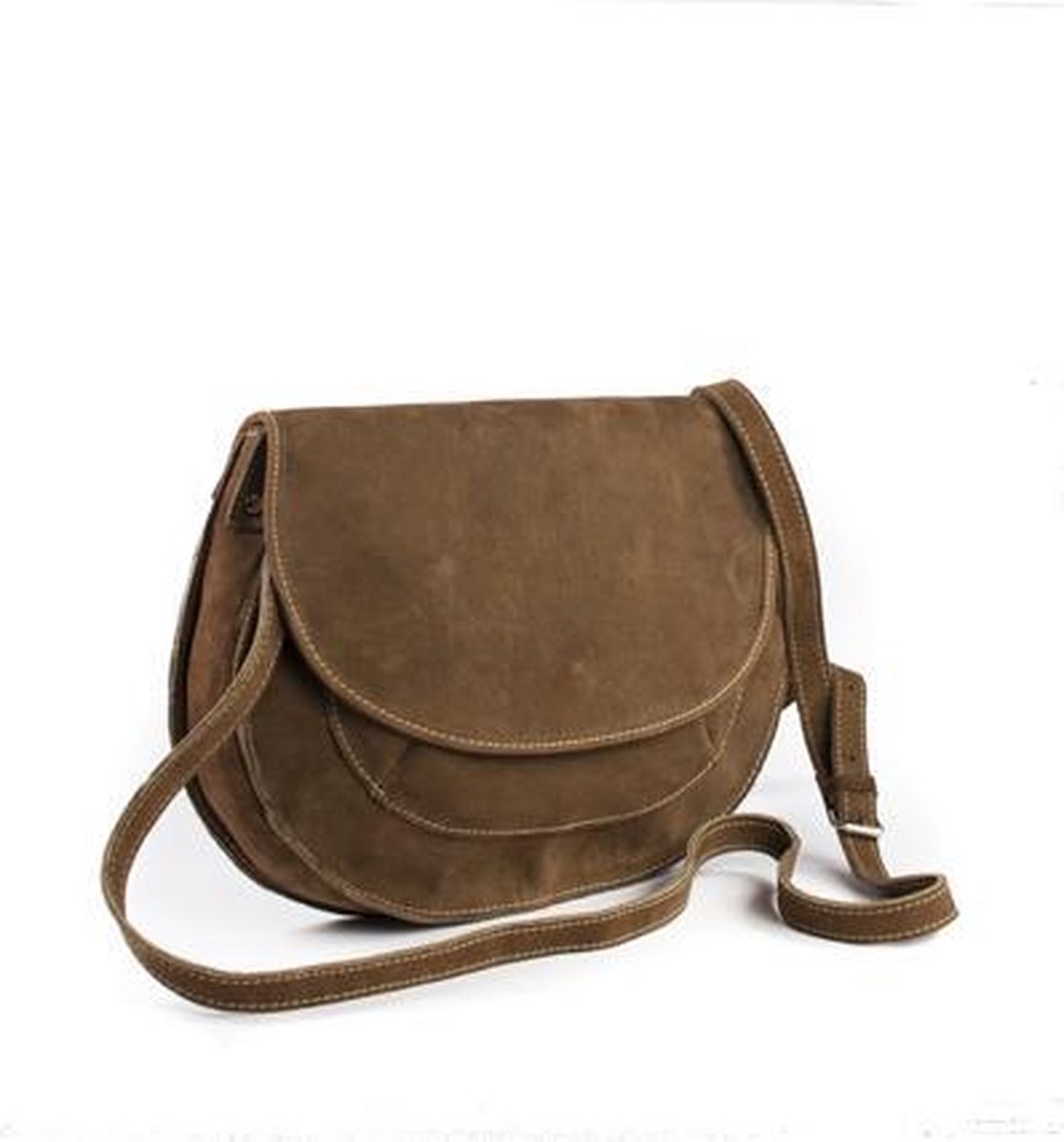 Bohemian Fairtrade Kleptas Rond Leder