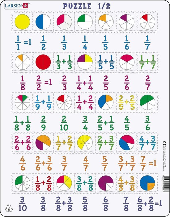 Larsen Legpuzzel Maxi Leren Delen - 35 Stukjes | bol