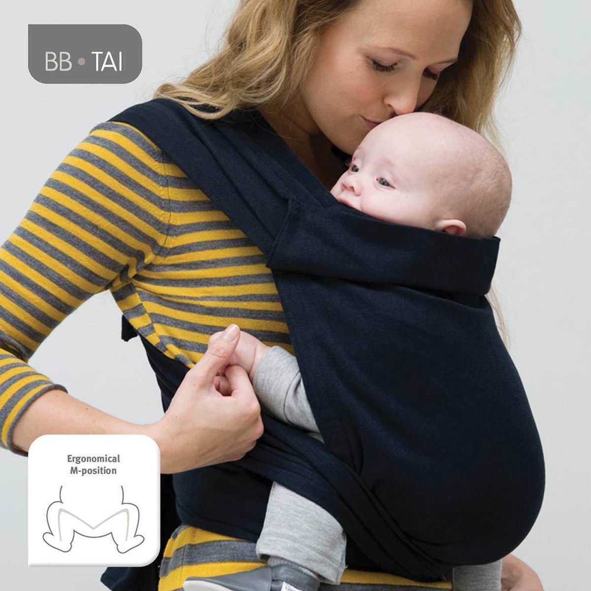 Babylonia Porte bebe BB tai Bleu Noir bol