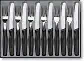 Victorinox Tafelbestekset - 12-Delig - Zwart