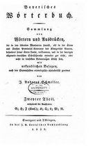 Bayerisches Woerterbuch