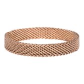 iXXXi Jewelry - Vulring - Mesh - Mat Bruin - 4mm - maat 17