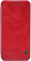 Nillkin - iPhone 6s Hoesje - Leather Case Qin Series Rood