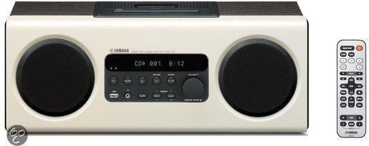 Yamaha TSX-112 - Docking Station met Radio & CD-speler - Oranje | bol