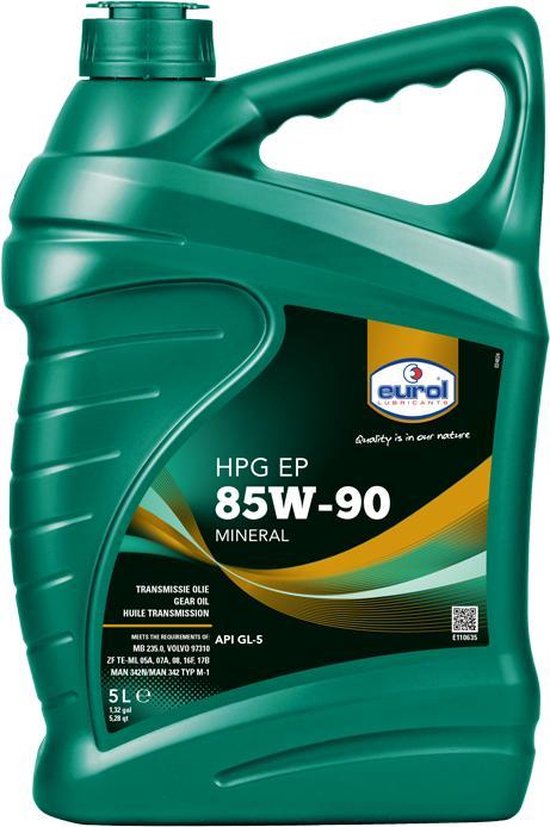 Eurol HPG SAE 85W90 GL5 5L | bol.com