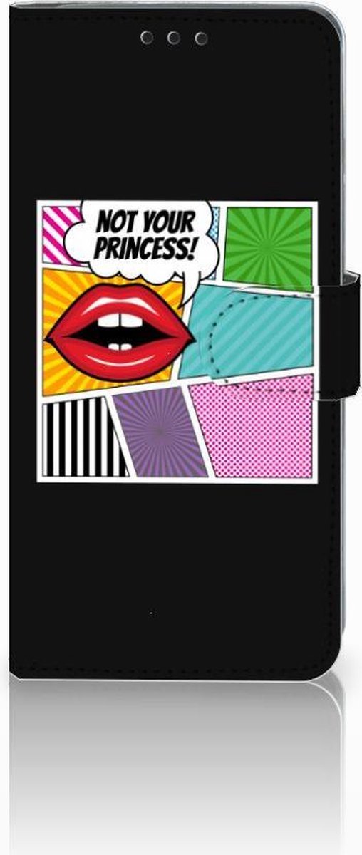 Huawei P30 Pro Wallet Case met Pasjes Popart Princess