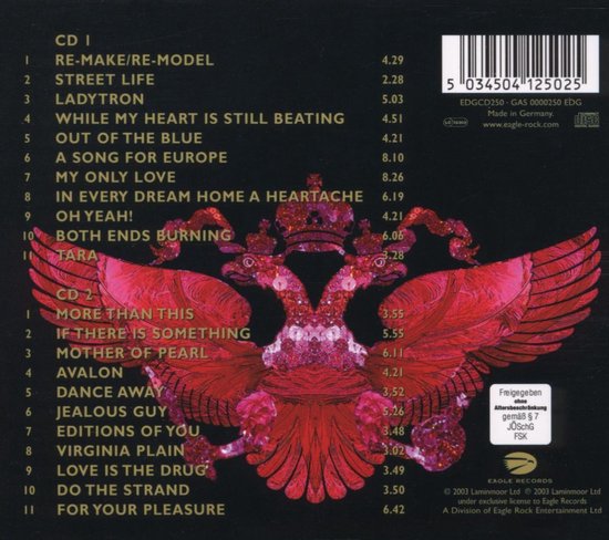 Roxy Music - Live, Roxy Music | CD (album) | Muziek | bol.com