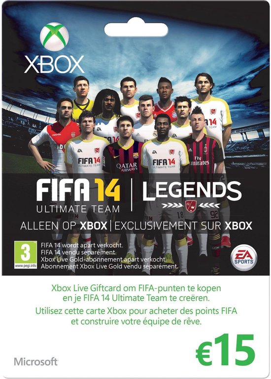 FIFA Ultimate Team Xbox Live Gift Card €15,- | bol