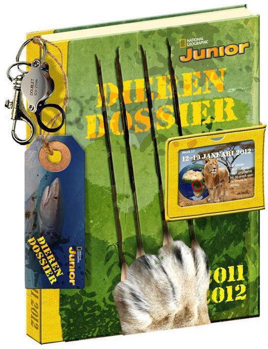 Cover van het boek 'National Geographic Junior schoolagenda 2011-2012'