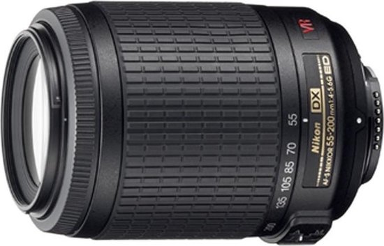 Nikon AF-S 55-200 mm - f/4-5.6G ED VR DX - telezoom lens