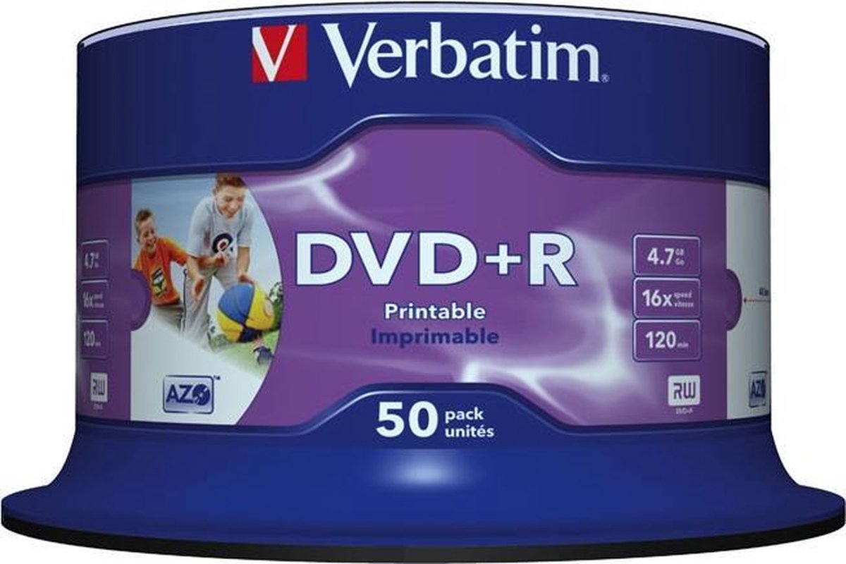 Verbatim - 50 x DVD+R - 4.7 GB 16x