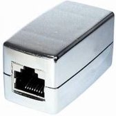 Netwerk Koppelstuk 2x RJ45 8p8c Contra Female, Wit