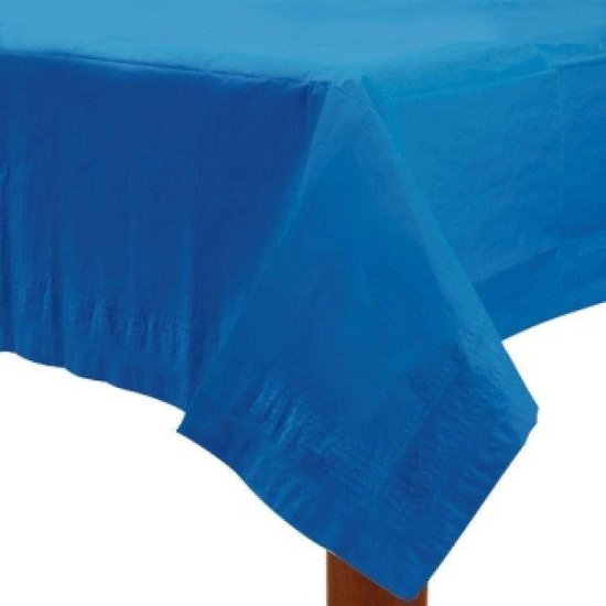 Tafelkleed donker blauw 274 x 137 cm | bol.com