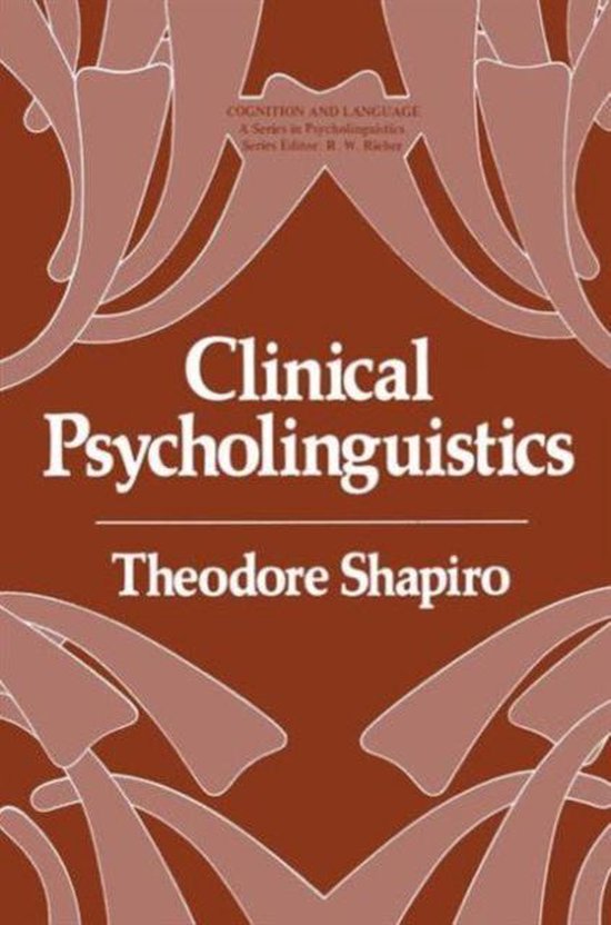 Clinical Psycholinguistics - cover