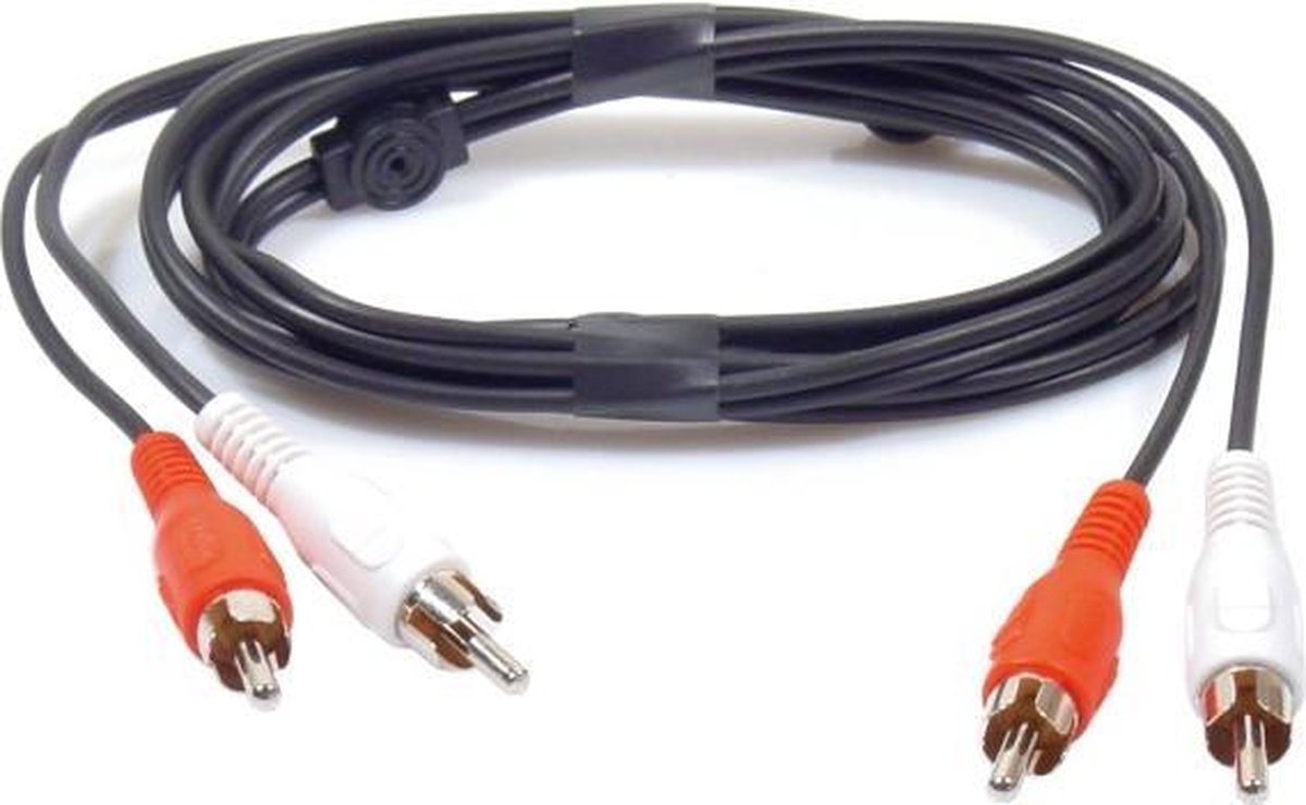 "KRAM XA291 1.5m 2 x RCA Zwart, Rood, Wit audio kabel"
