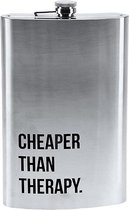 Mega Heupfles - 1.8 liter - "Cheaper than therapy"