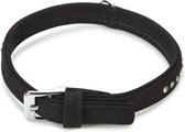 Beeztees Buffalo - Halsband Hond - Leer - Zwart - 30-36 cm