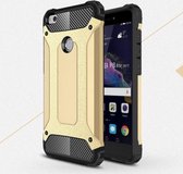 Armor Hybrid Case Hoesje Huawei P8 Lite (2017) - Goud