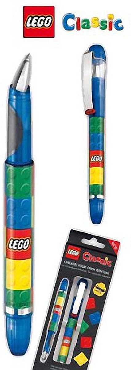 Stylo réglable LEGO Classic Rollerball - zone de préhension ergonomique